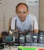 Mr. Icom himself - Wolfgang Wndsch frn Swedish Radio Supply AB.